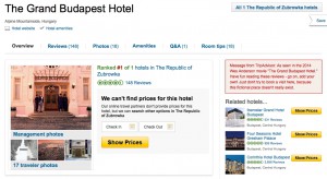 Grand Budapest at TripAdvisor